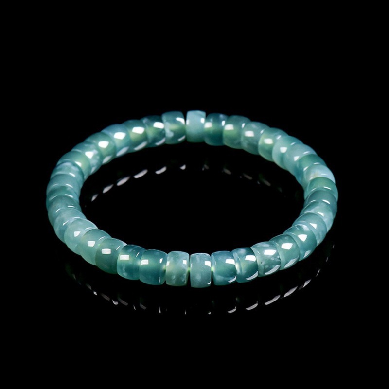 The Jewelry & Watches - Natural Grade A Jadeite Blue Water