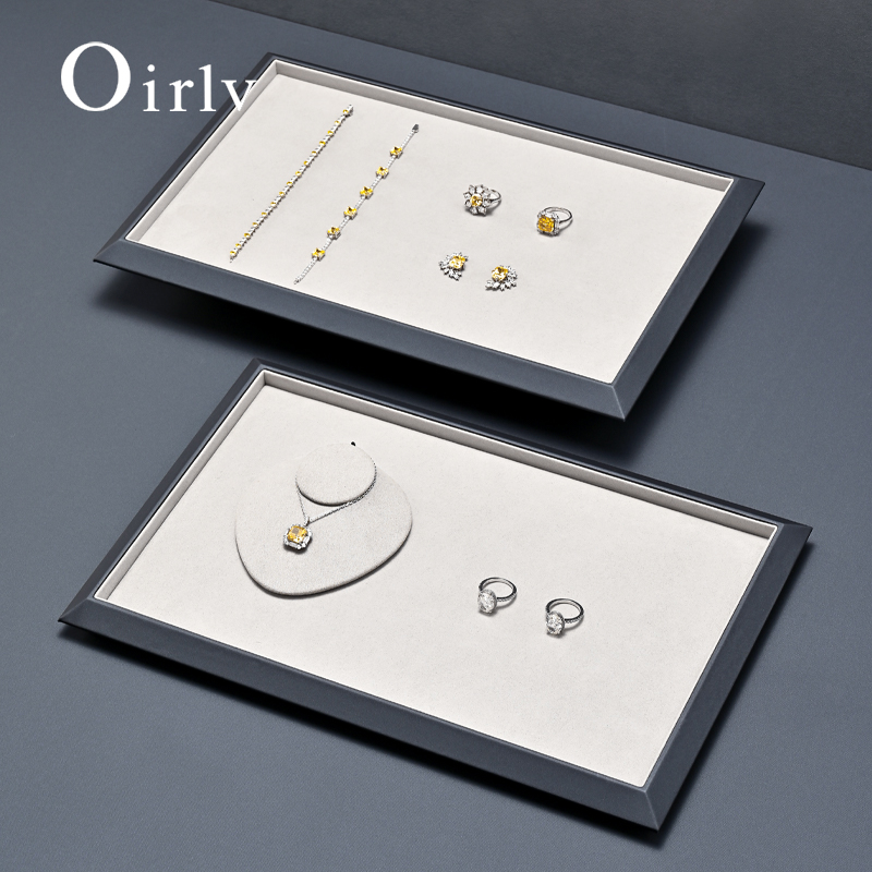 Jewelry And Watches Stores - Oirlv Leather Jewelry Tray Luxury Jeweler