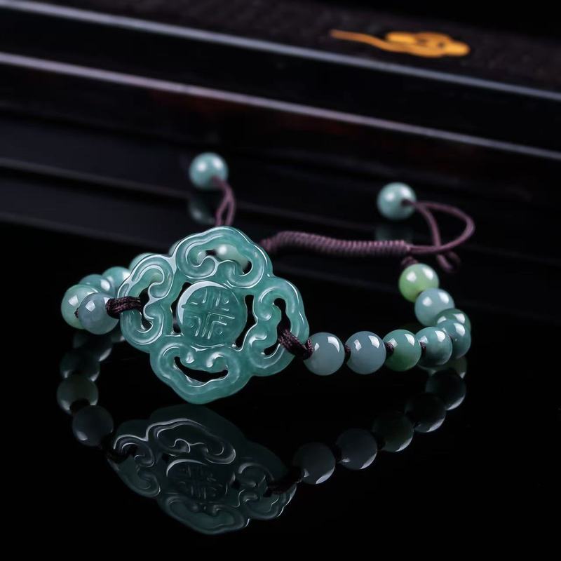 The Jewelry & Watches - Natural Jadeite A-grade Bracelet Original Design