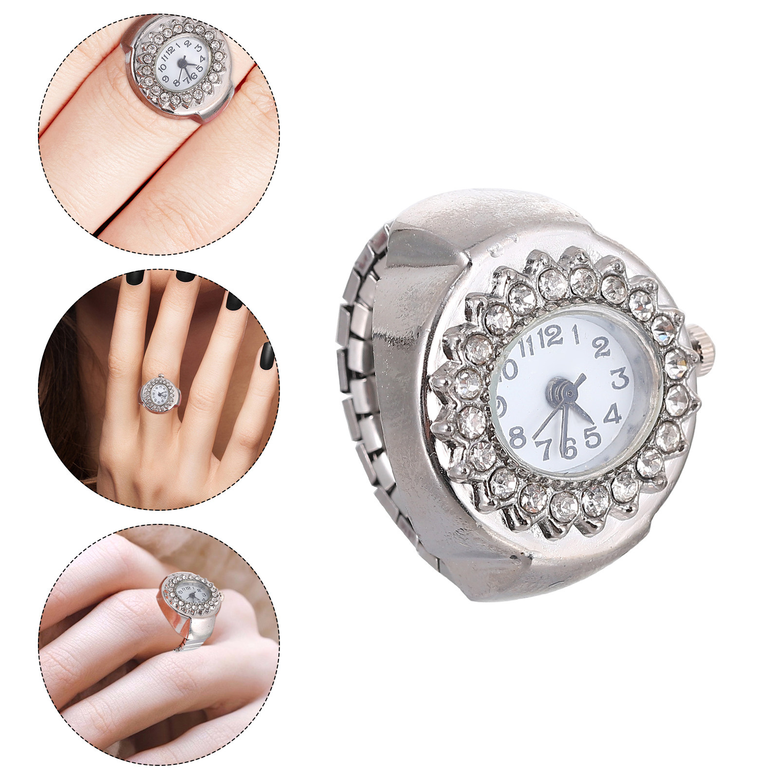 Unique Jewelry Watches - Diamond Finger Ring Unique Simple Design