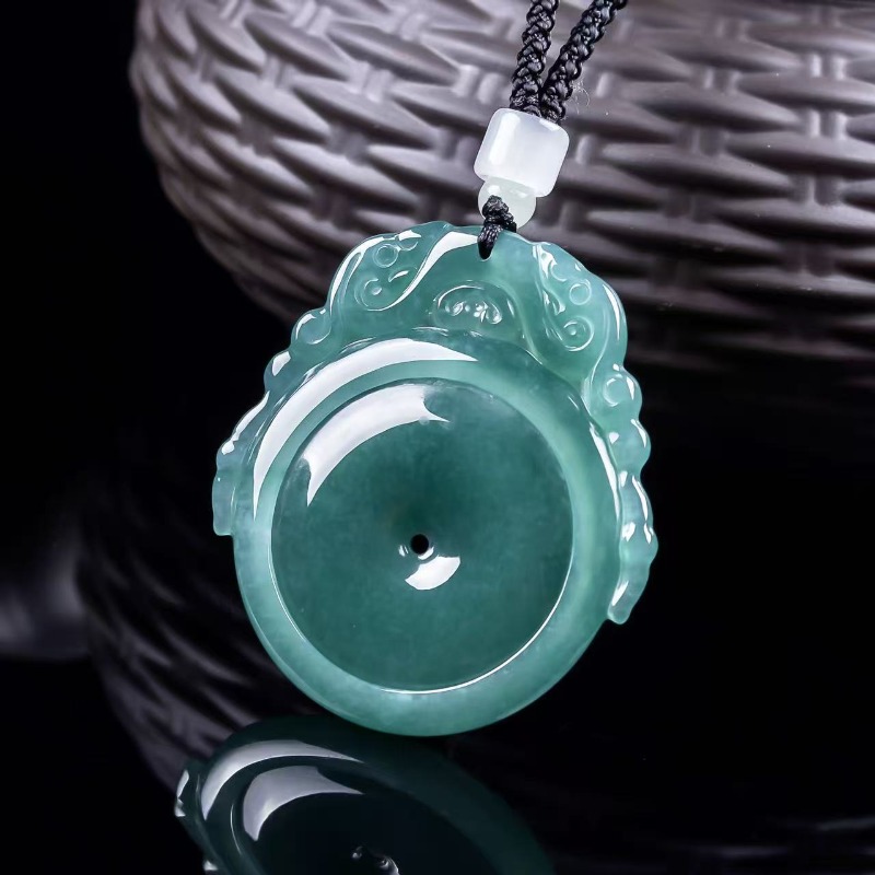 The Jewelry & Watches - Natural Real Emerald Blue Water Peace