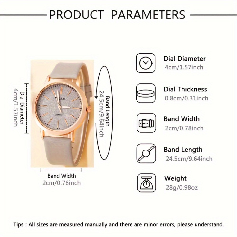 6‑Pcs Elegant Minimalist Women - đánh giá và giá Unique Jewelry Watches