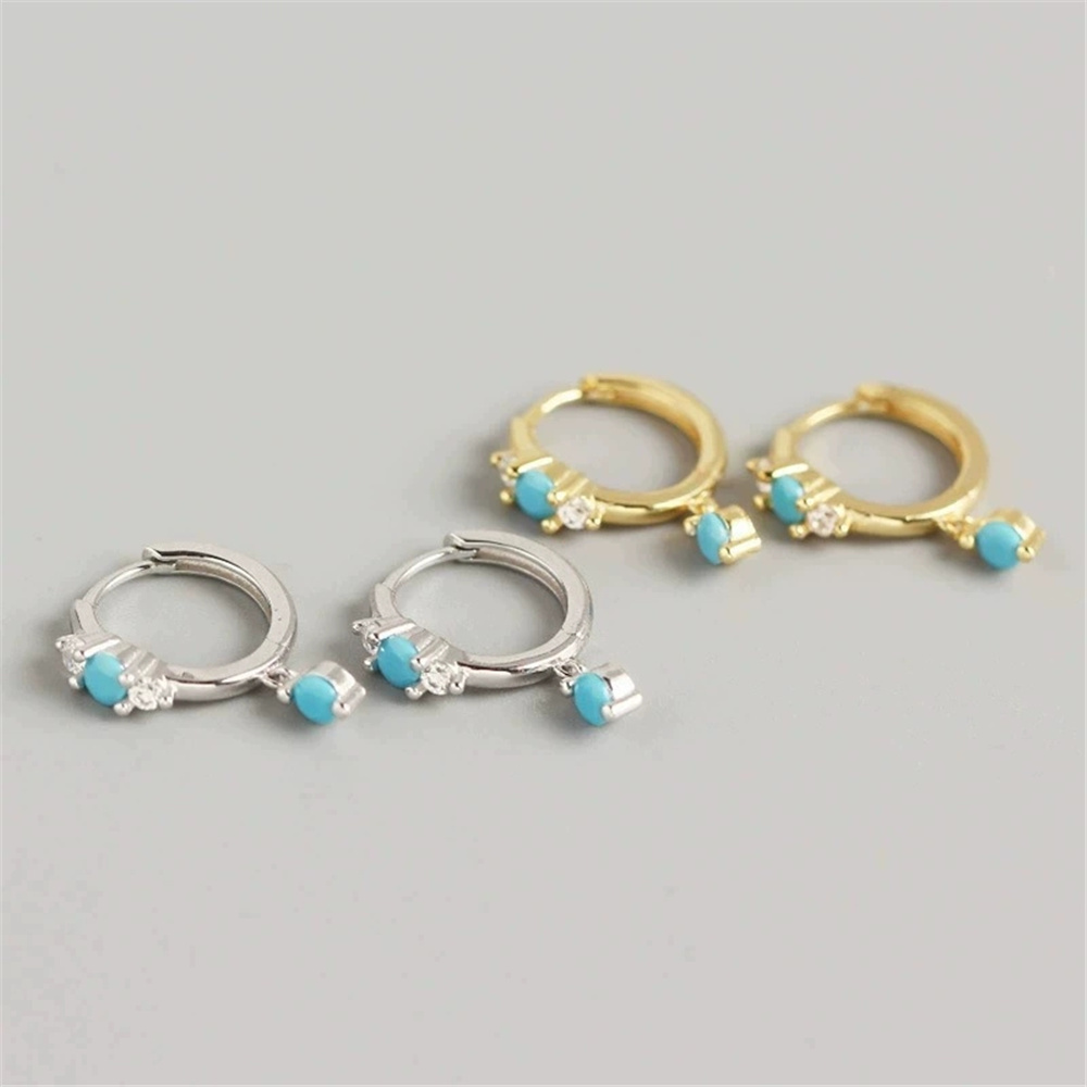 Cute Female Simulated Turquois - đánh giá và giá Turquoise Stone Ring