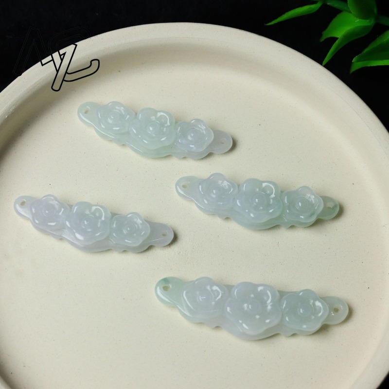 1pc Natural Jadeite Emerald Fl - đánh giá và giá The Jewelry & Watches