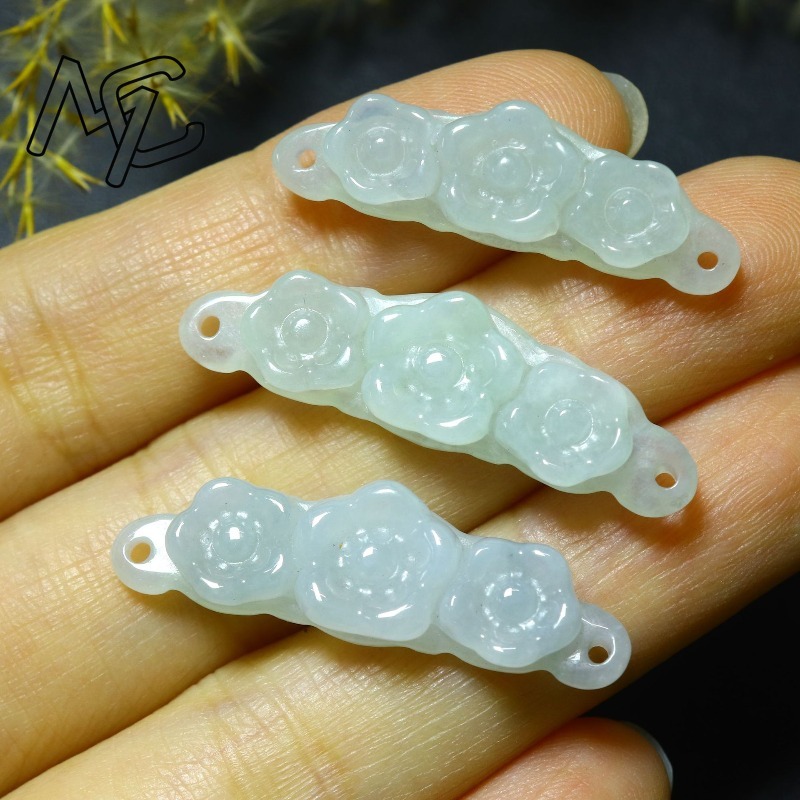 1pc Natural Jadeite Emerald Fl - đánh giá và giá The Jewelry & Watches