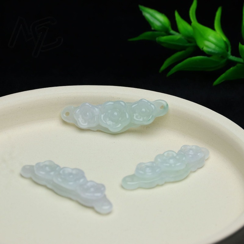 1pc Natural Jadeite Emerald Fl - đánh giá và giá The Jewelry & Watches