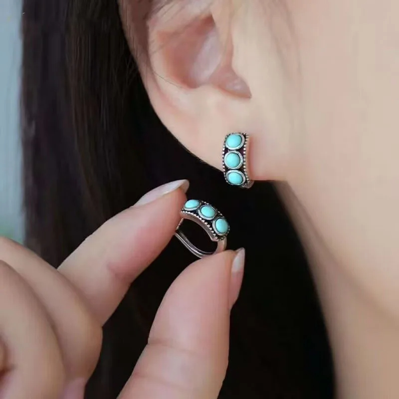 Vintage Imitation Turquoise Ho - đánh giá và giá Turquoise Stone Ring