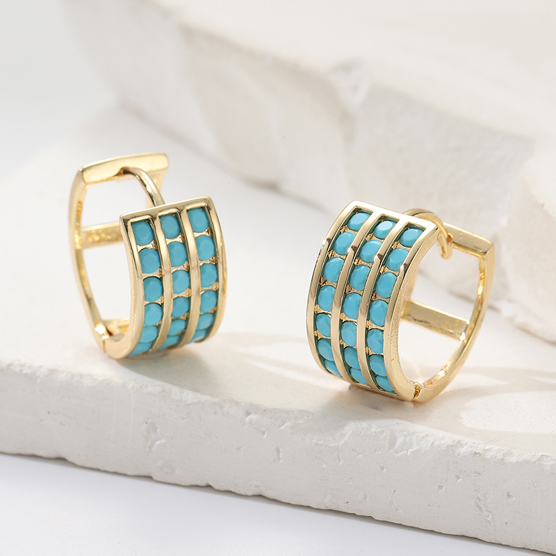 Inlay Square Imitation Blue Tu - đánh giá và giá Turquoise Stone Ring