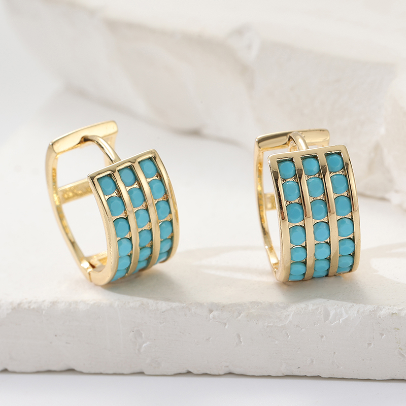 Inlay Square Imitation Blue Tu - đánh giá và giá Turquoise Stone Ring