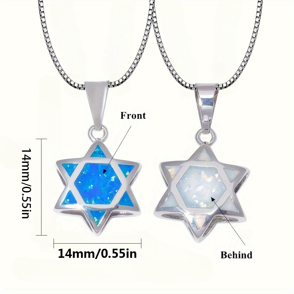 Star of David Opal Pendant Nec - đánh giá và giá The Jewelry & Watches